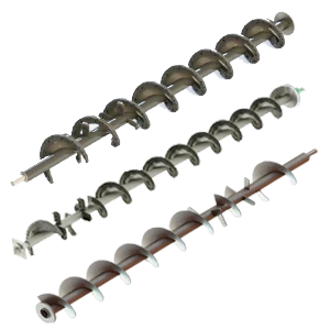 Mixing auger component